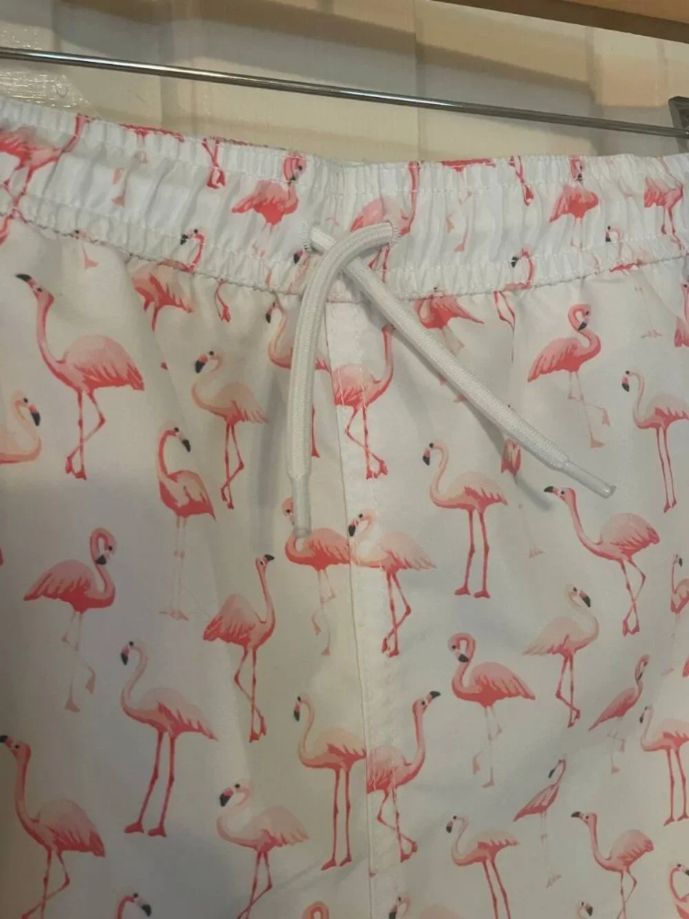 Janie and Jack Boys Swim Shorts Size 18 | Tropical Flamingo Print, Resort